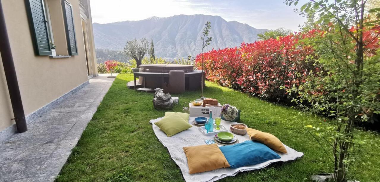 Magic Garden With Jacuzzi-Pool And Luxury Lake Como View เลนโน ภายนอก รูปภาพ