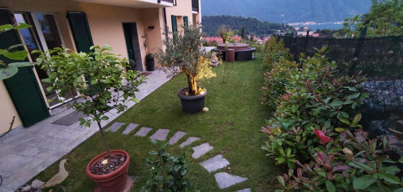 Magic Garden With Jacuzzi-Pool And Luxury Lake Como View เลนโน ภายนอก รูปภาพ